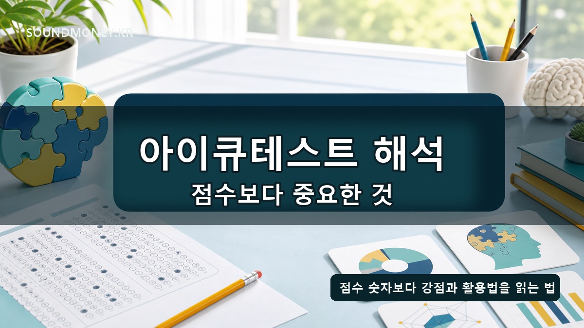 아이큐테스트, 점수보다 중요한 해석 대표이미지 - 아이큐테스트 해석과 점수보다 중요한 것