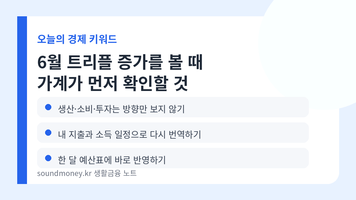 6월 트리플 증가 생활금융 점검 카드